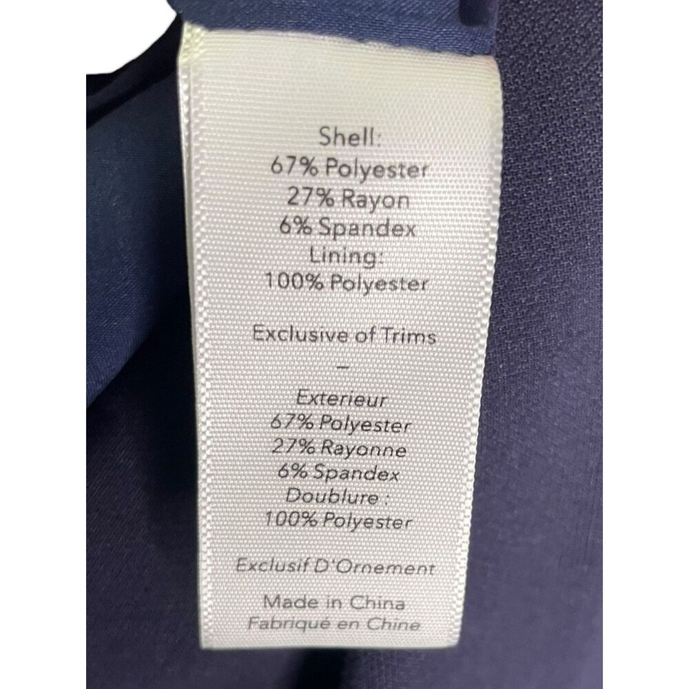 Likely SHANNON GOWN Asymmetrical Hem Ruffle Dress in Navy NWT Size 6 - Picture 6 of 11